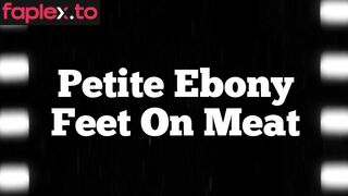 Archer Legend In Scene: Petite Ebony Feet On Meat With Cookiee Cuatros Foot Patrol Studio / Pedi Police
