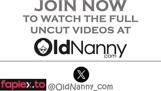 OLDNANNY Horny Claire Knight licks big juicy pussy