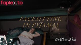 Domestic Femdom Facesitting In Pyjamas