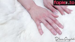Big Veiny Hands In Real Fur Coat Diane Chrystall
