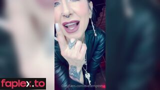 What Would You Worship First My Leather Eve Temptress Raven Eve In Scene: It's Worship Sunday