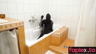 Pantyhose Encasement Soapy Bathing Diane Chrystall