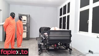 Female Prisoner fucked with a stick