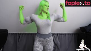 Diane Chrystall She Hulk Muscle Growth Transformation 4K