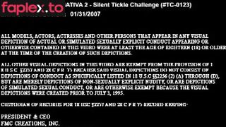 TickleChallenge – Sativa – Day 2 – Silent Tickle Challenge