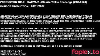 TickleChallenge – Sativa – Day 2 – Classic Tickle Challenge