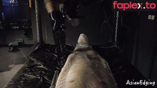 Mistress Niti - Wrapped Bondage Edging Handjob with Ruined Orgasm