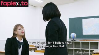 Hand Spanking - Arisa, Yuzu and Maina - I Love My Teacher 1