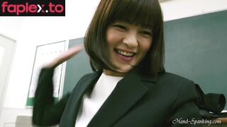 Hand Spanking - Arisa, Yuzu and Maina - I Love My Teacher 3