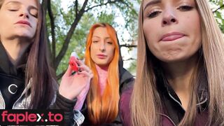 3 Mistresses Spitting and Vaping