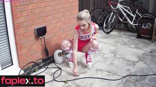 Chloe Toy - Cheerleader Smoking