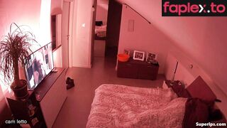 Italian chubby MILF has sex in her bed