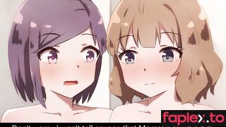 [250120][セネト]【手描きアニメ】お泊り会でふざけて一緒に風呂に入るが、親友に先に好きな男子とヤられて泣きそうな桃子