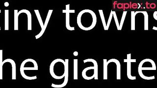 Giantess Avenue Little Town Bash Giantess