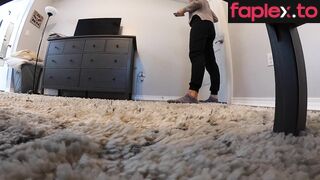 Giantess Tara - Giantess Stepmom teases shrunken Stepson with feet and asshole