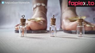 Giantess FootyQueen - Tiny Jar Part 3