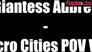 Cinematic GTS - Giantess Aubrey Micro Cities Vf 1