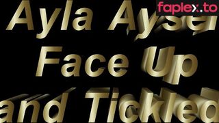 TicklingIsFun – Ayla Aysel Face Up on the Massage Table