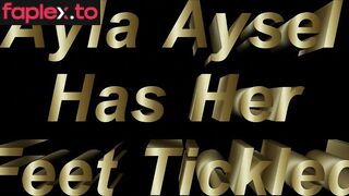 TicklingIsFun – Ayla Aysel Foot Tickled