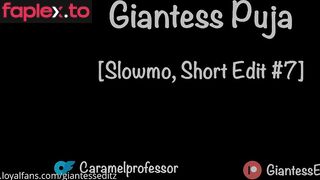 Giantess EditZ - Giantess Puja Slomo Short 7