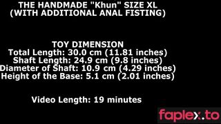 Anna de Ville Testing The Handmade Khun Size XL (With Additional Anal Fisting) TWT064