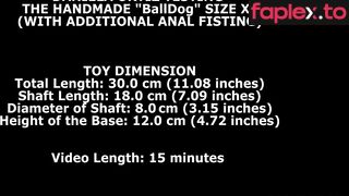 Daniela Ortiz Testing The Handmade Balldog Size XL (With Additional Anal Fisting) TWT047