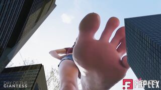 Bratty Foot Girls - Day Of The Giantess Ama Rio