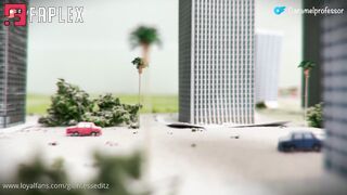 Giantess EditZ - Caramelprofessor Giantess pujas city part 9
