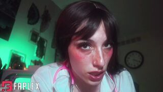 Elle Marz  - Tiny Frankenstein ASMR Cranial Nerve Exam (Giantess Girl, Shrinking Fetish, Humiliation, Femdom Porn)
