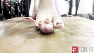 Dirty Priest Femdom Store – Full weight cock trampling and footjob till huge cumshot