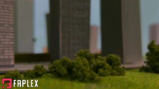Giantess EditZ - Giantess Puja Pujas City Colour Graded