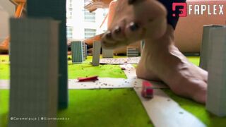 Giantess EditZ - Giantess Puja Pujas City Colour Graded