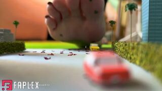 Giantess EditZ - Giantess Puja Pujas City Colour Graded