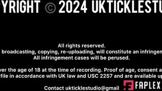 UKTickleStudio - Samantha First Time Tickled Feet In The Stocks