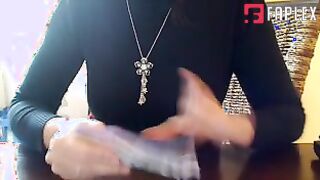 MoneyPrincessIsabella - Counting and showing money in teasing play