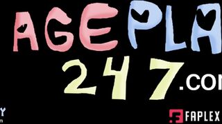 Ageplay 247 - Life as a Little: Gets Spanking and Big Diaper Punishment for Masturbation with out Permission
