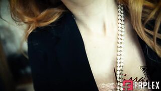 Missa - Sexy Redhead Milf Masturbates And Gets Cumshot On Her Face