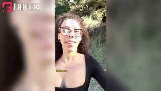 Frecklemonade Movies - Ebony Milf Walks Outdoors With Cum On Her Face