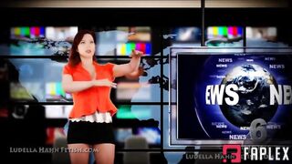Ludella Hahns Fetish Adventures - Fake news glitches trigger a full fembot meltdown scene