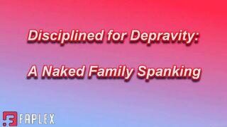 Universal Spanking And Punishments - Daddy punishes for disobedience with spanks on the ass