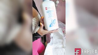 ABDREAMS - Amateur Big Tits Girl Diaper JOI