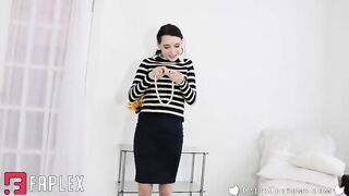 Cali Logans Little Clips - Sexy Skinny Brunette Angelica Embarrassing Undressing