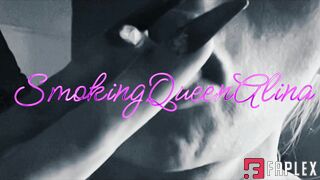 Smokingqueenalina - Your Leather Goddess Chain Smokes Marlboro (Smoking Fetish)