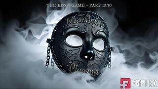 Masked Pleasure - She Tying Him Down and Ruining His Orgasm in a Glass (Spanking BDSM Game Part 10)