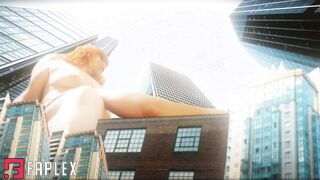 Giantghost - Giant Couple sex quickie (Size Comparison Fetish)