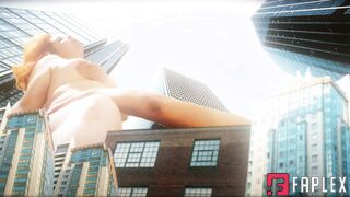Giantghost - Giant Couple sex quickie (Size Comparison Fetish)