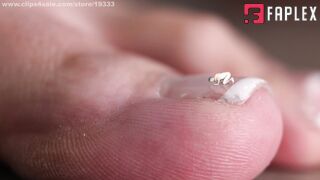 Giantess Shrinking Feet - Gradually, slowly, it turns my boyfriend into a little toy