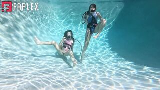 Princess Nathalia - Dual Scuba Masterbation with Jasper and Nathalia (Underwater Fetish)