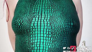 Diane Chrystall - Poison Ivy's Unbridled Body Transformation - Big Belly With Boobs