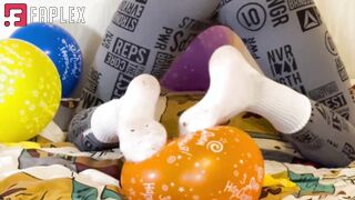 Smolenko Crush - Nastya sexy ballons humping (Crush fetish)